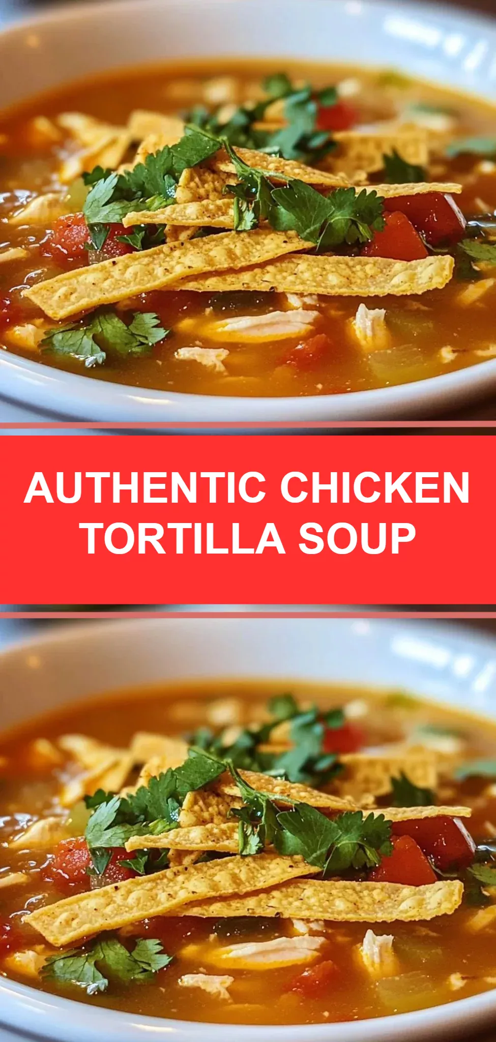Authentic Chicken Tortilla Soup