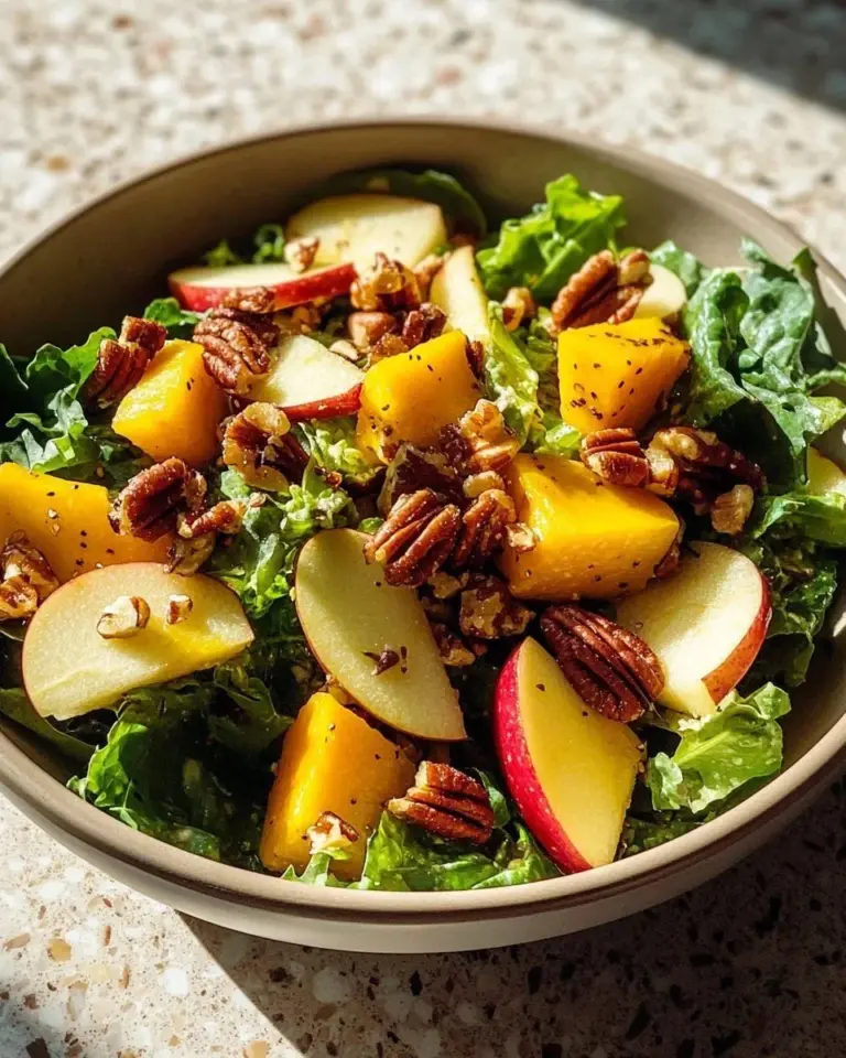 Autumn Harvest Salad with seasonal ingredients in a rustic bowl