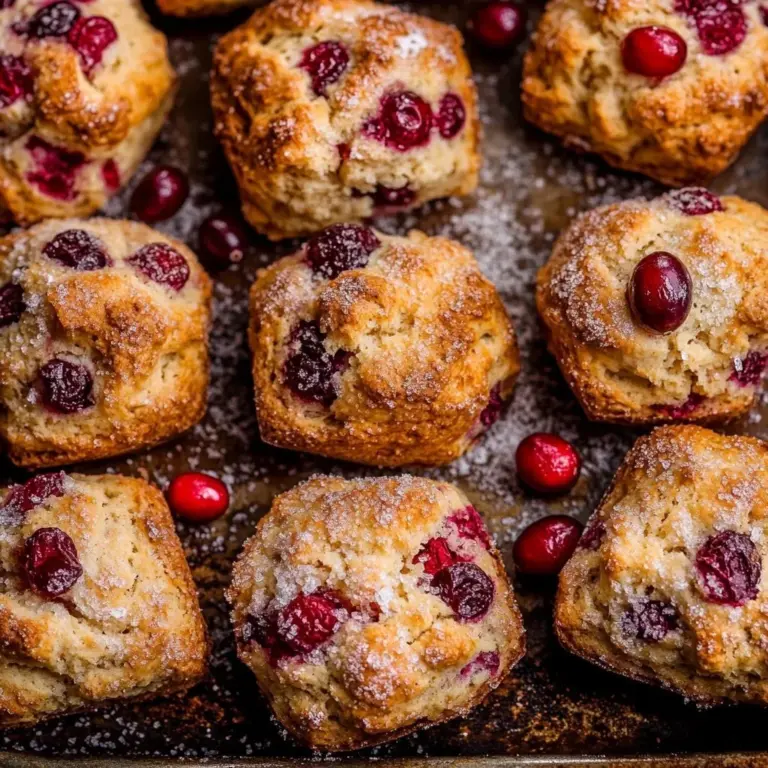 Bakery-style cranberry orange muffins warmly baked and served on a plate