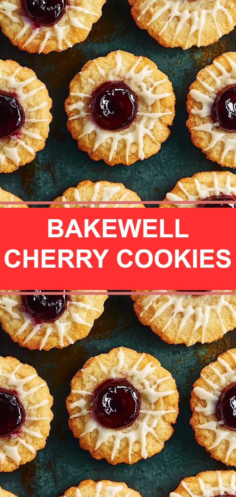 Bakewell Cherry Cookies