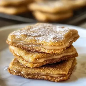Delicious Brown Sugar Pop Tart Treats with a sweet glaze and filling.