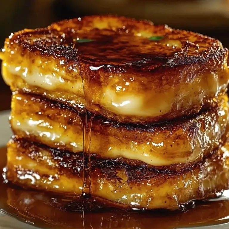 Delicious Brulee-Infused French Toast topped with caramelized sugar