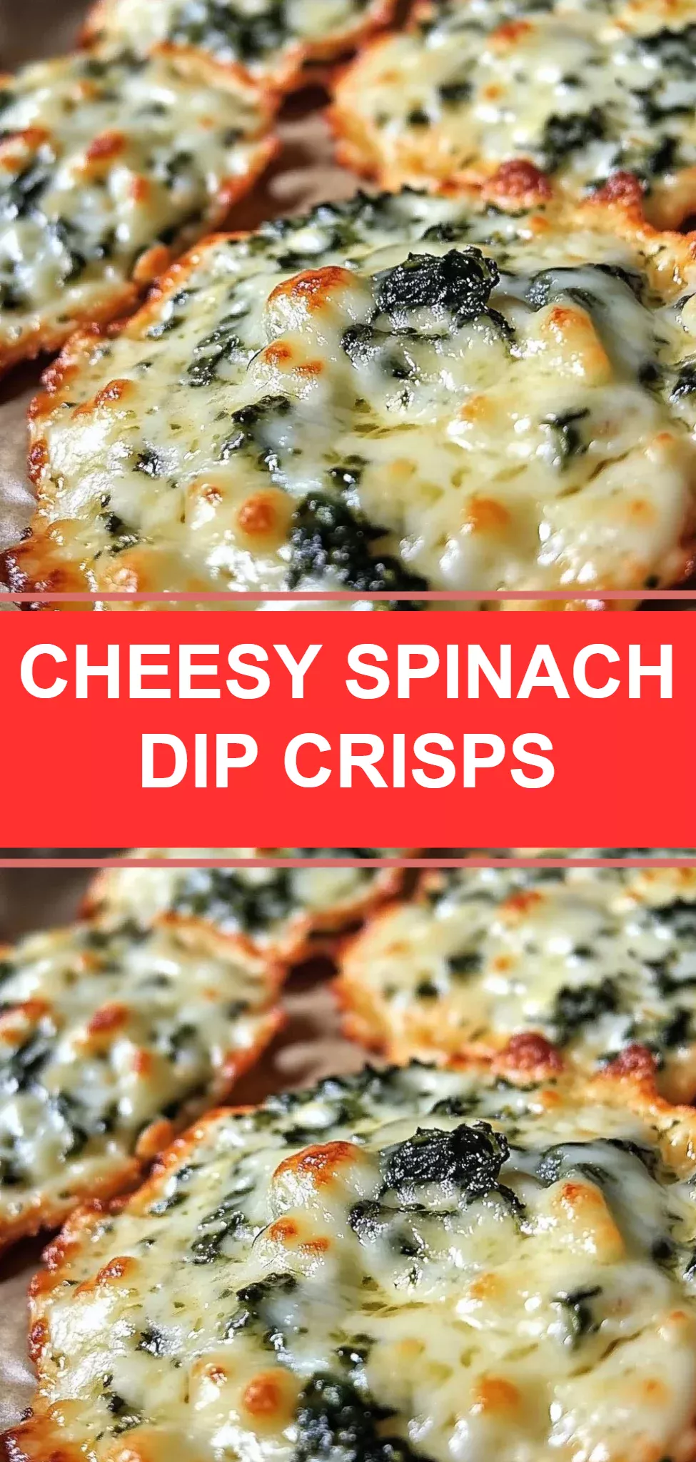 Cheesy Spinach Dip Crisps