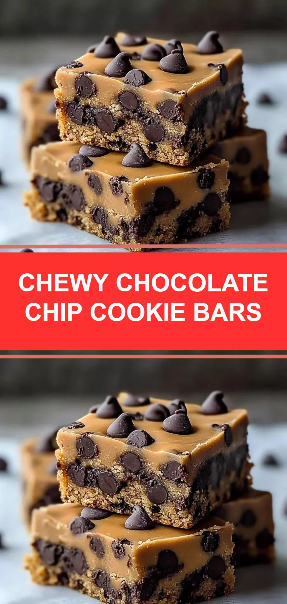 Chewy Chocolate Chip Cookie Bars
