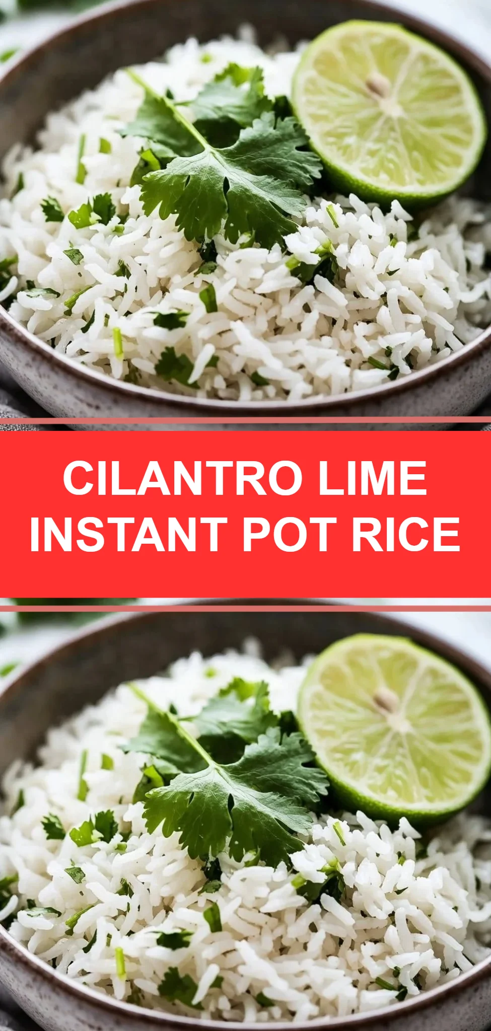 Cilantro Lime Instant Pot Rice