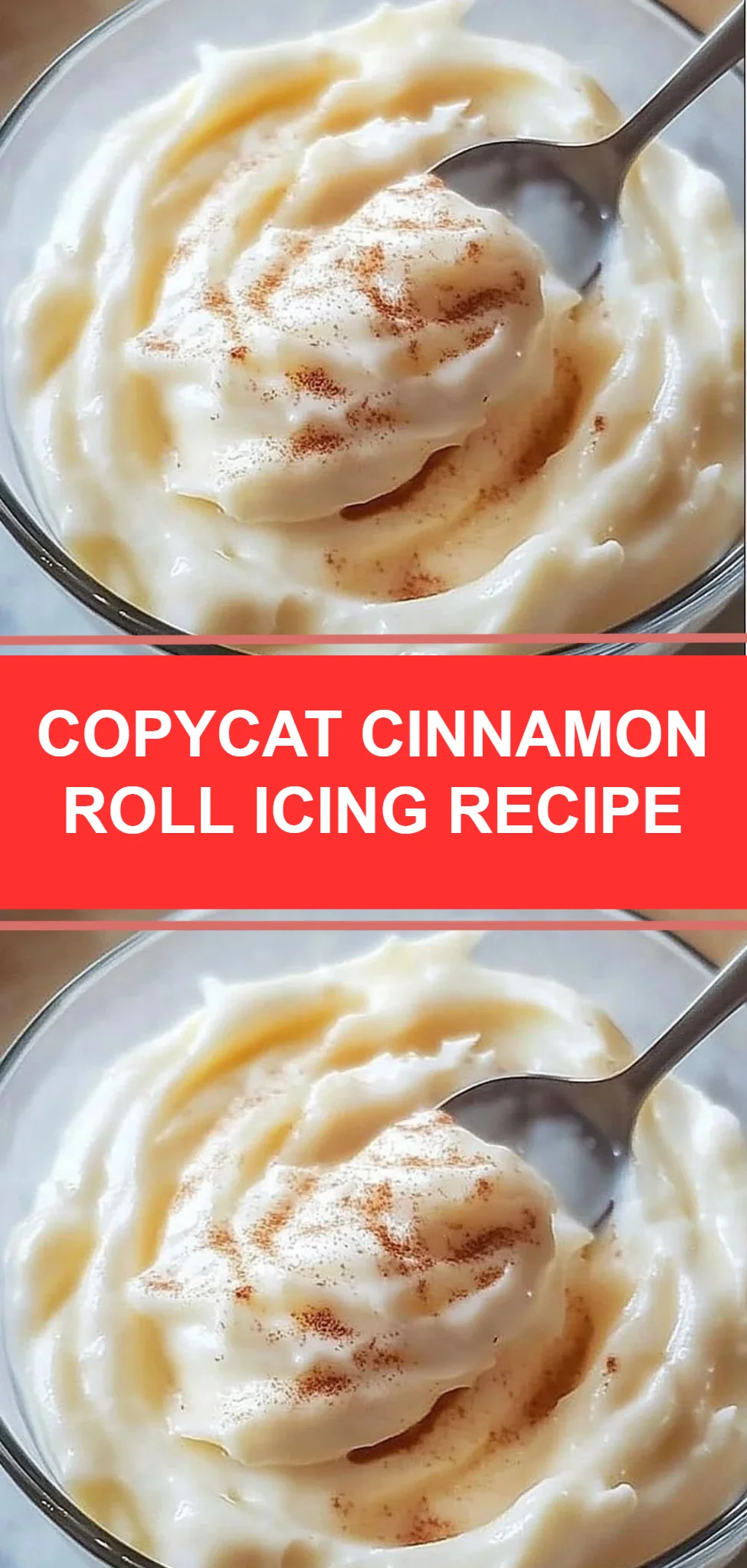 Copycat Cinnamon Roll Icing Recipe