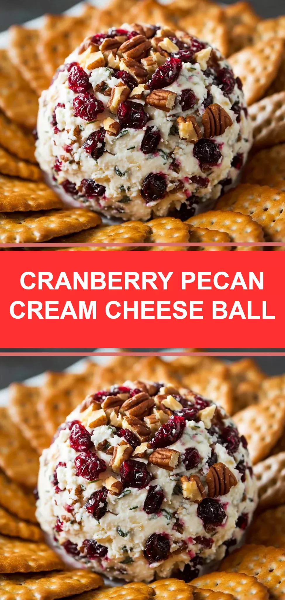 Cranberry Pecan Cream Cheese Ball