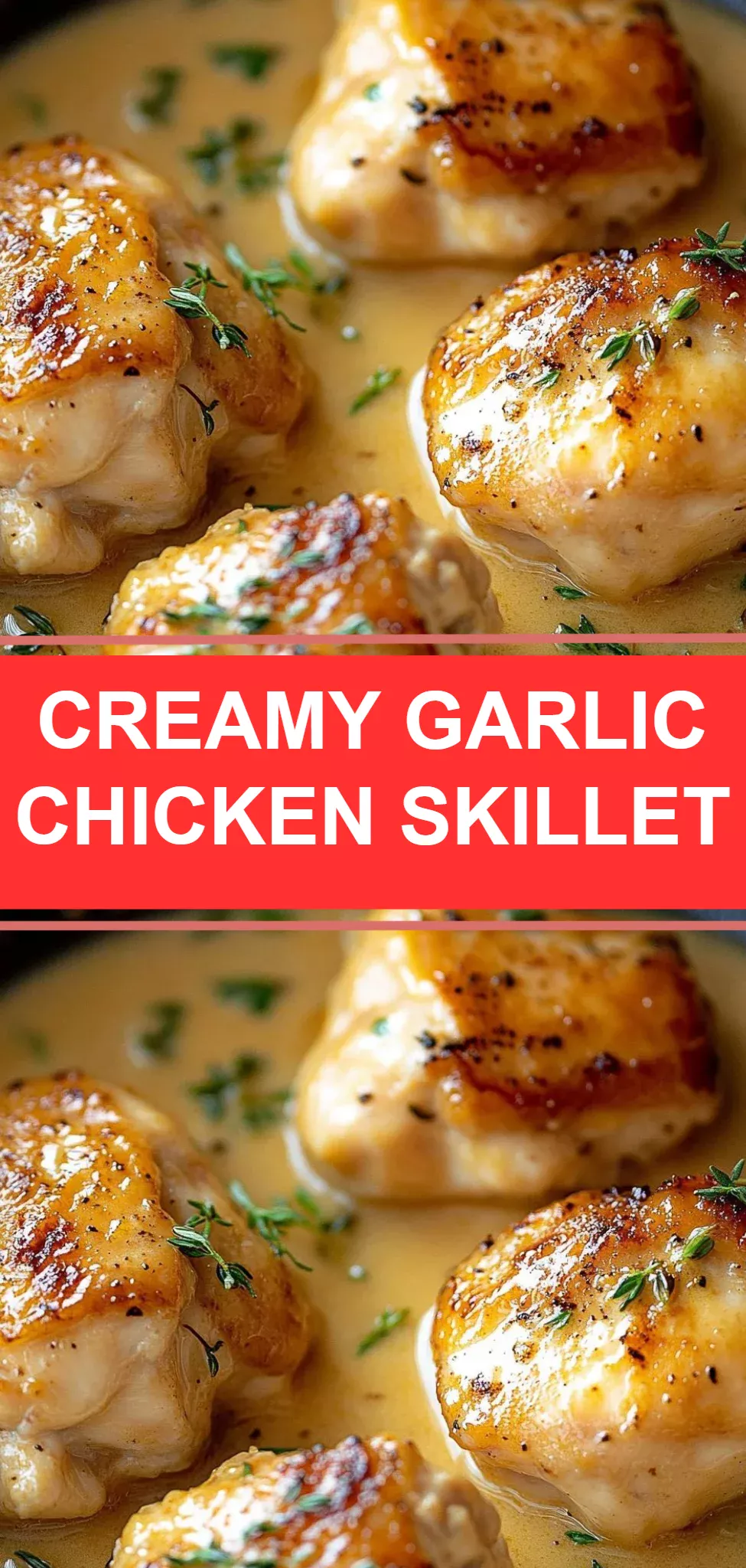 Creamy Garlic Chicken Skillet