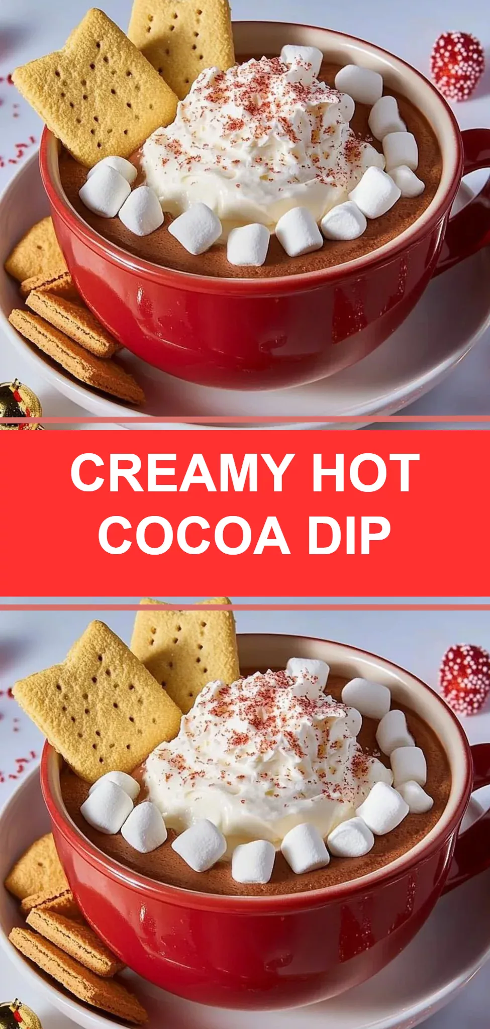 Creamy Hot Cocoa Dip