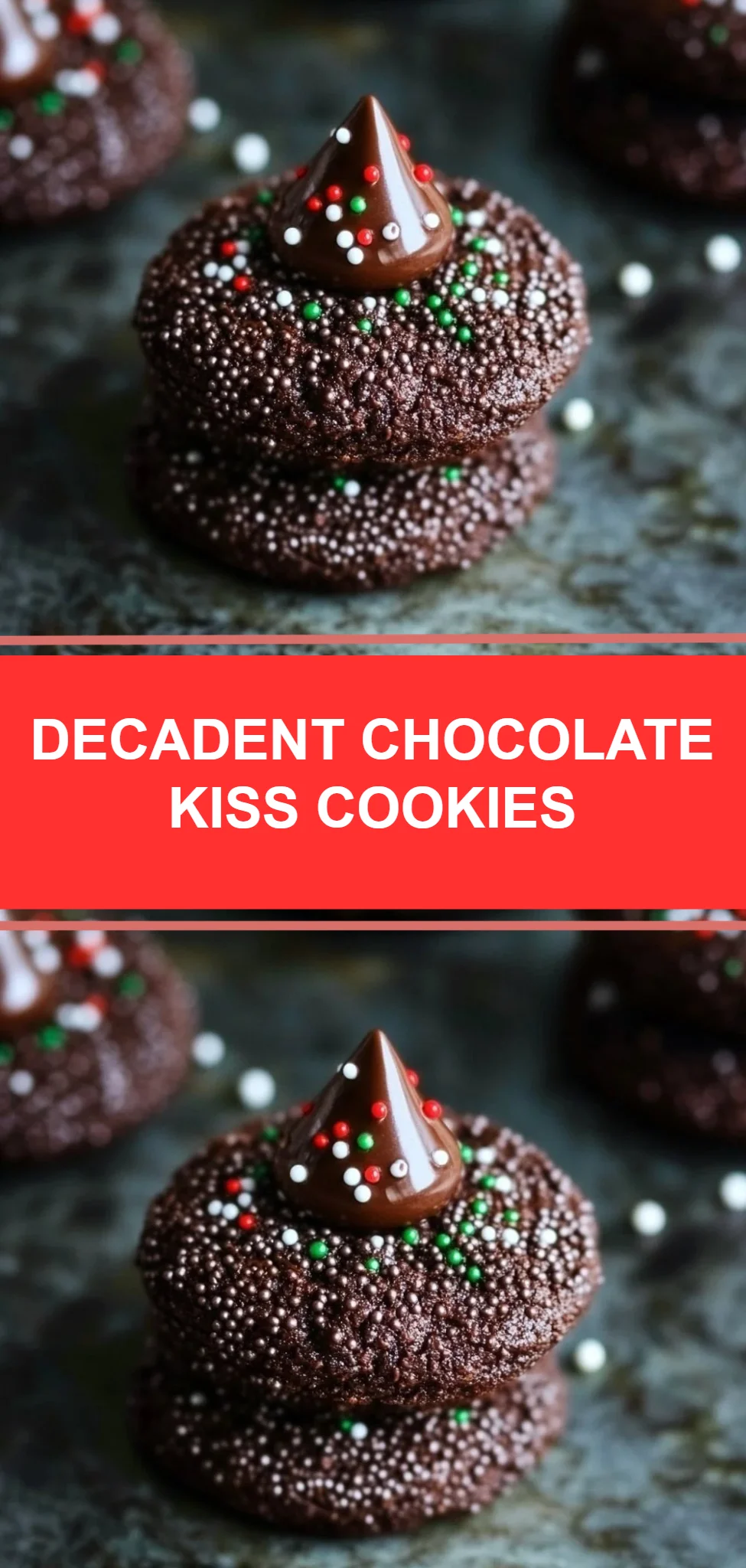 Decadent Chocolate Kiss Cookies