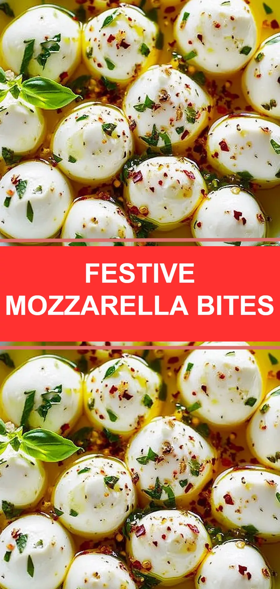 Festive Mozzarella Bites