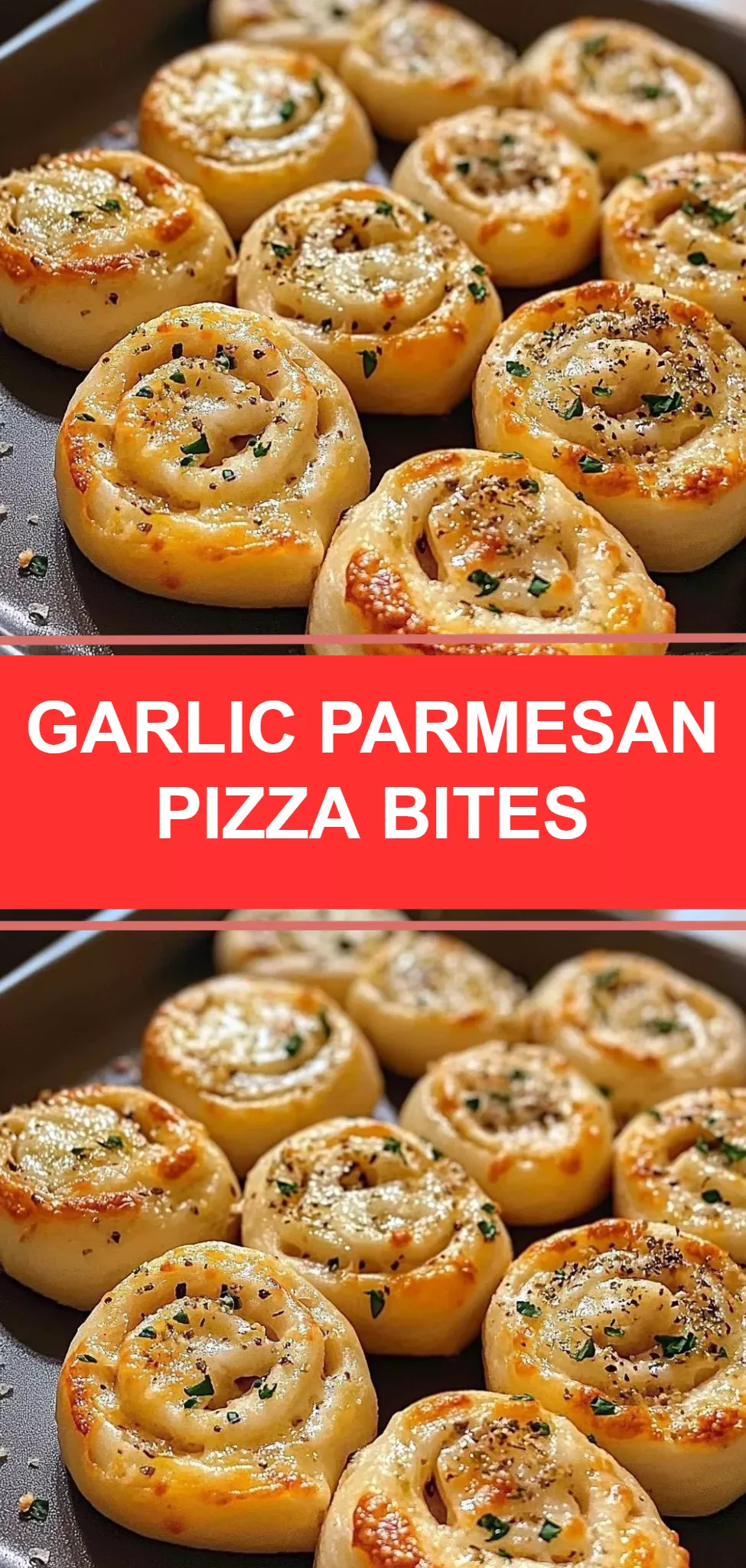 Garlic Parmesan Pizza Bites