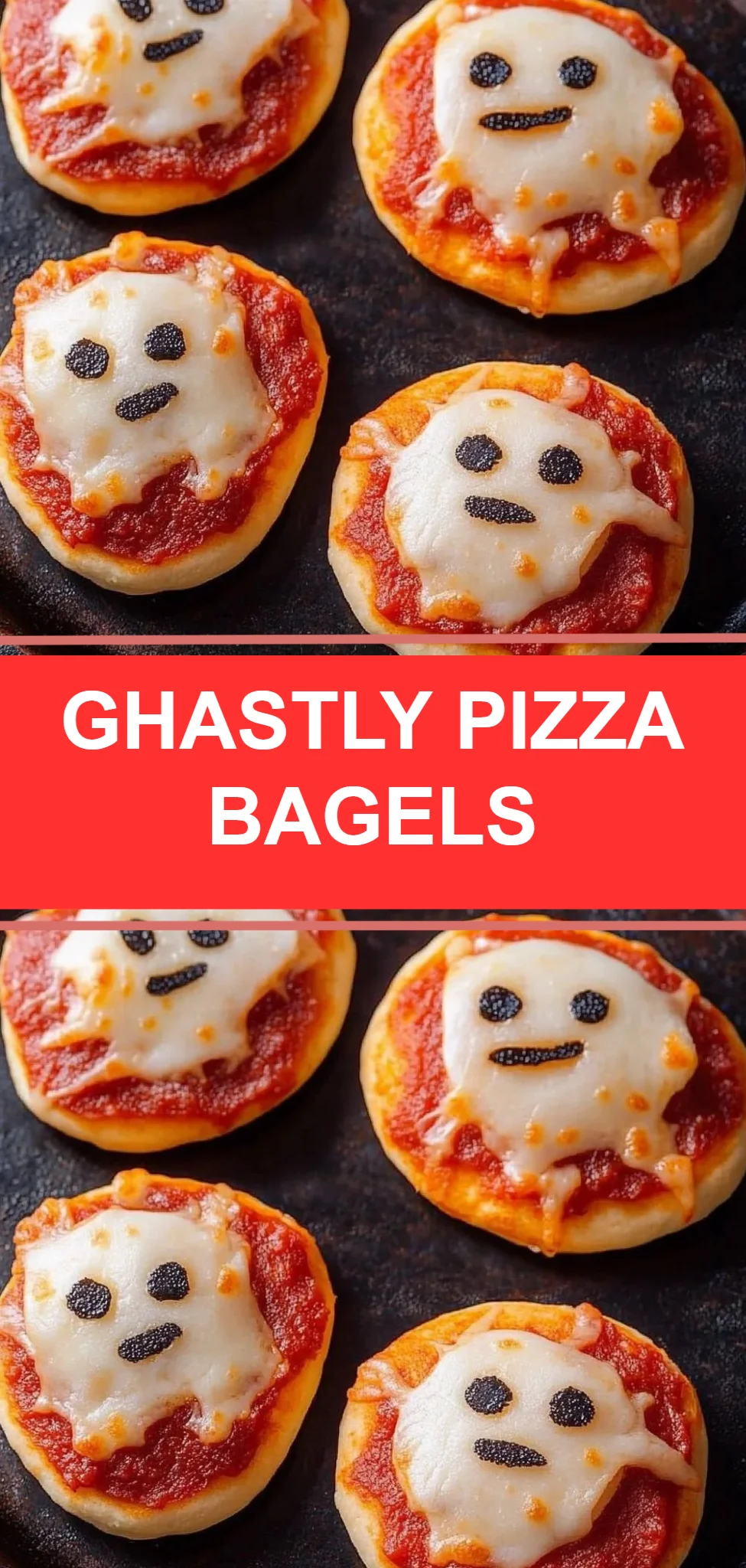 Ghastly Pizza Bagels