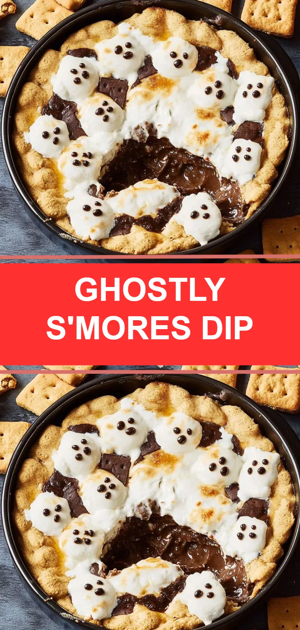 Ghostly S'mores Dip