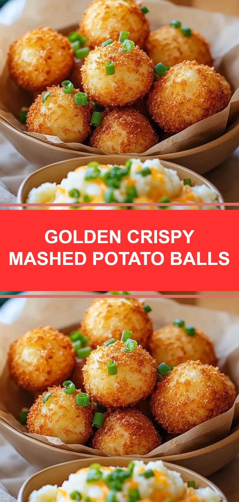 Golden Crispy Mashed Potato Balls