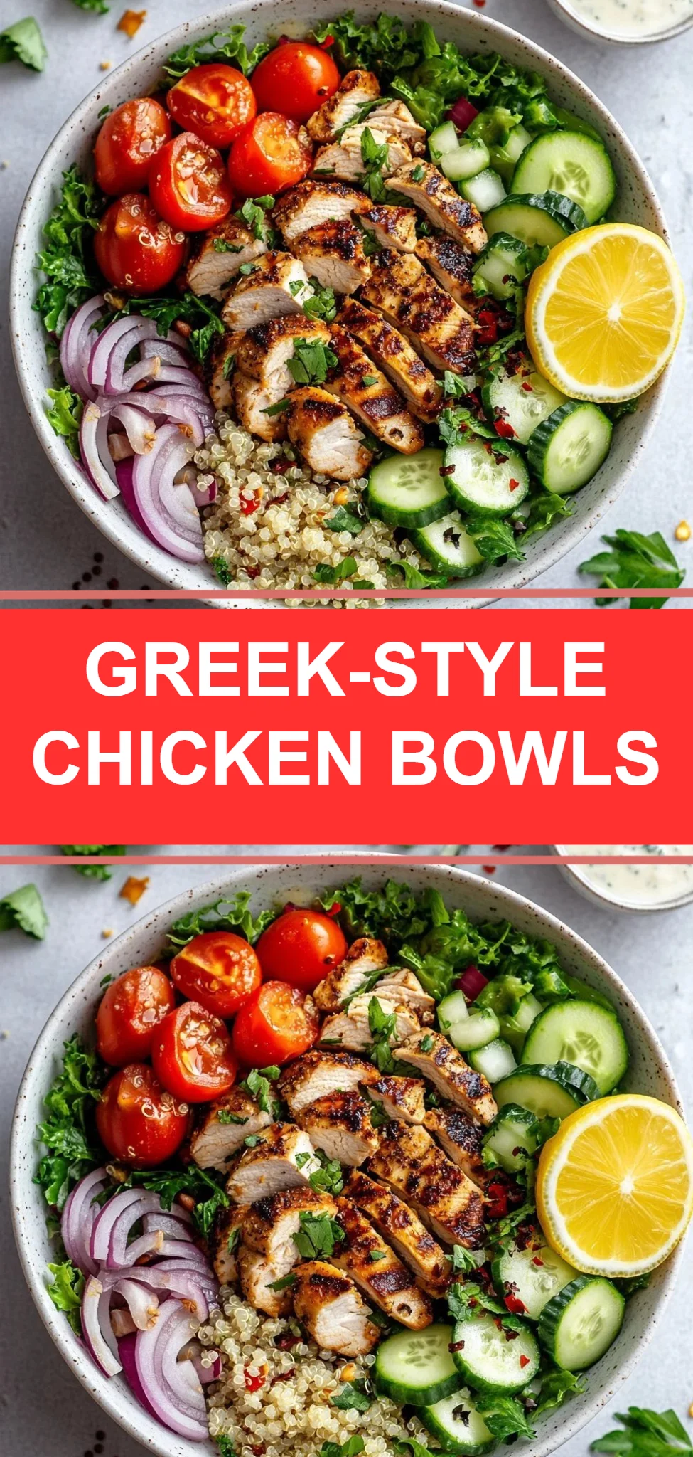 Greek-Style Chicken Bowls