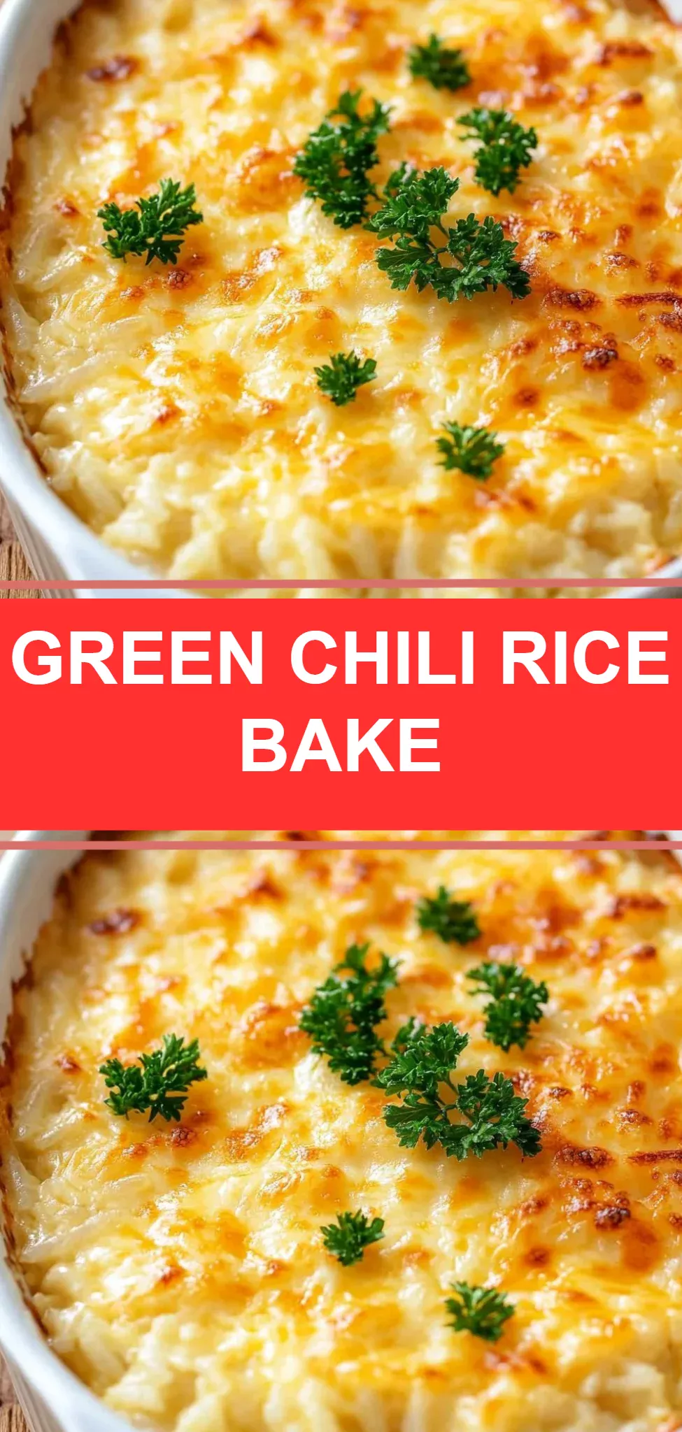 Green Chili Rice Bake