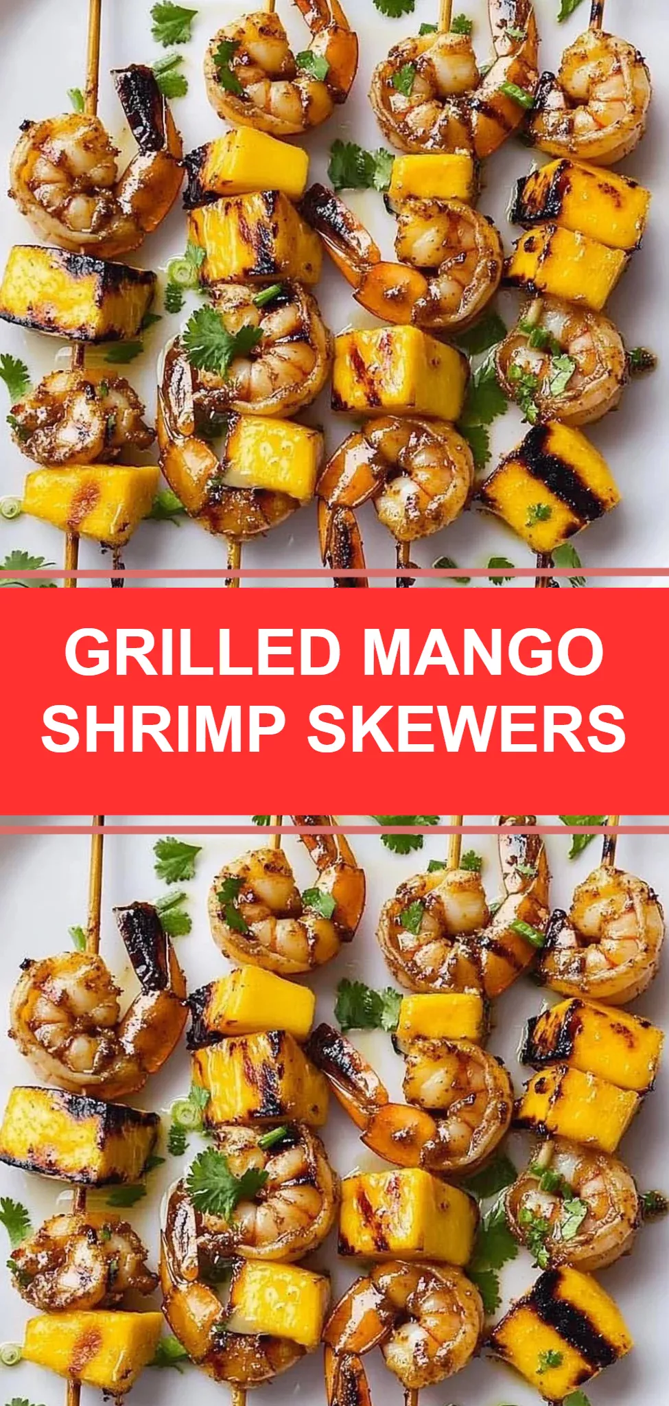 Grilled Mango Shrimp Skewers