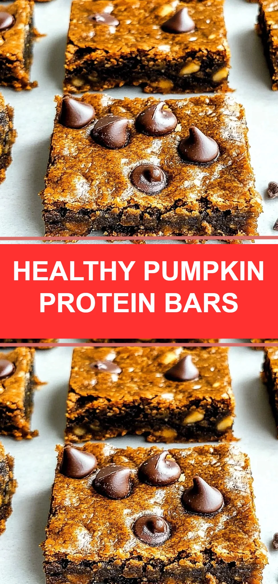 Healthy Pumpkin Protein Bars