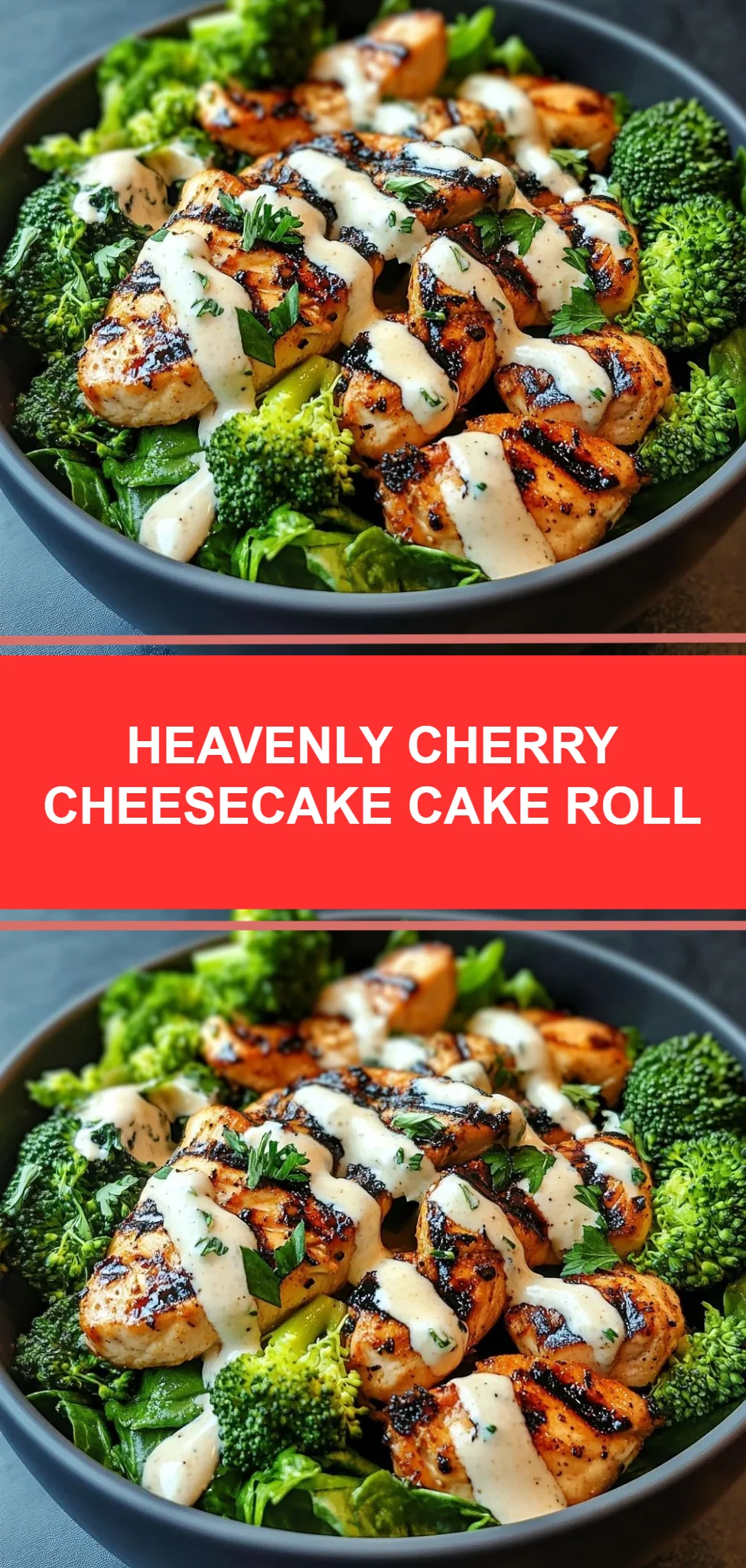 Heavenly Cherry Cheesecake Cake Roll