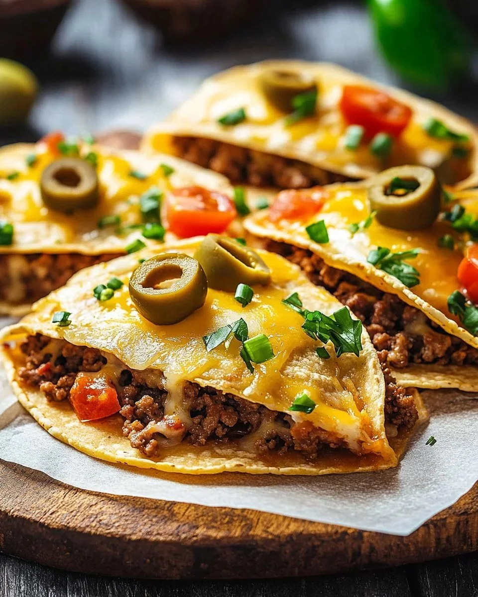 Homemade Mexican pizza inspired by Taco Bell, loaded with toppings.