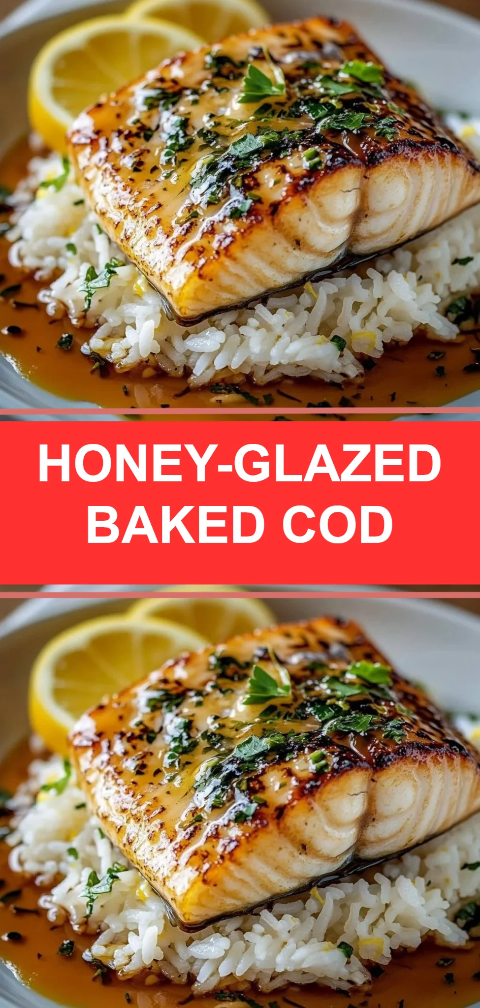 Honey-Glazed Baked Cod