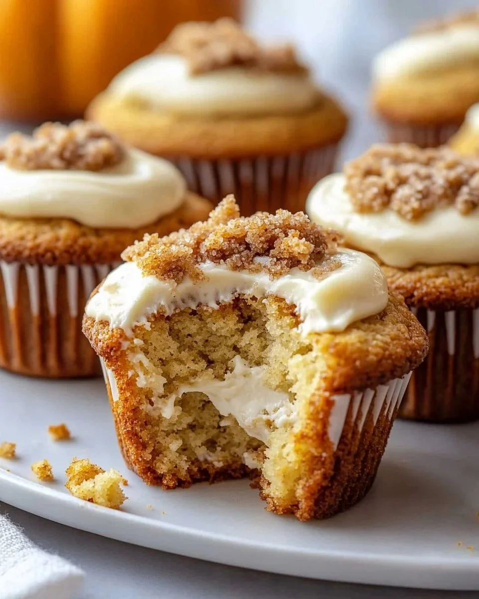Irresistible spiced pumpkin muffins fresh out of the oven.