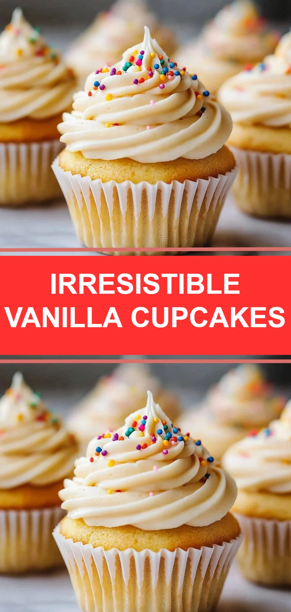 Irresistible Vanilla Cupcakes