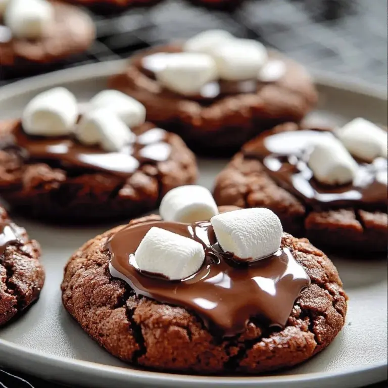Delicious Marshmallow Surprise Cocoa Cookies with rich cocoa flavor and fluffy marshmallows.