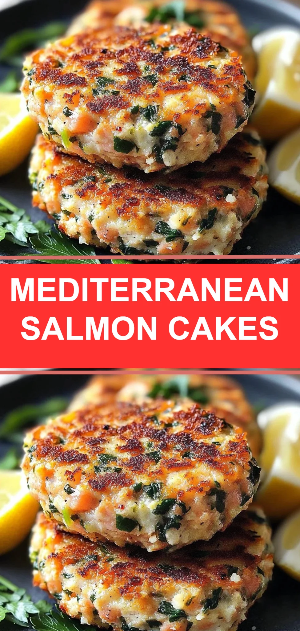 Mediterranean Salmon Cakes