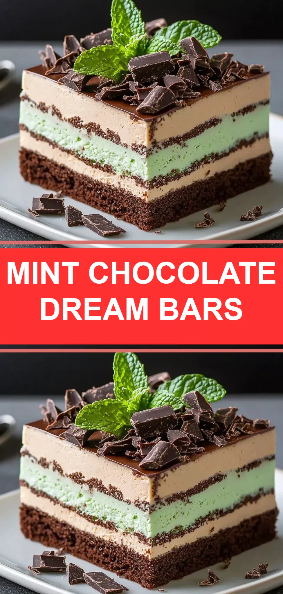 Mint Chocolate Dream Bars