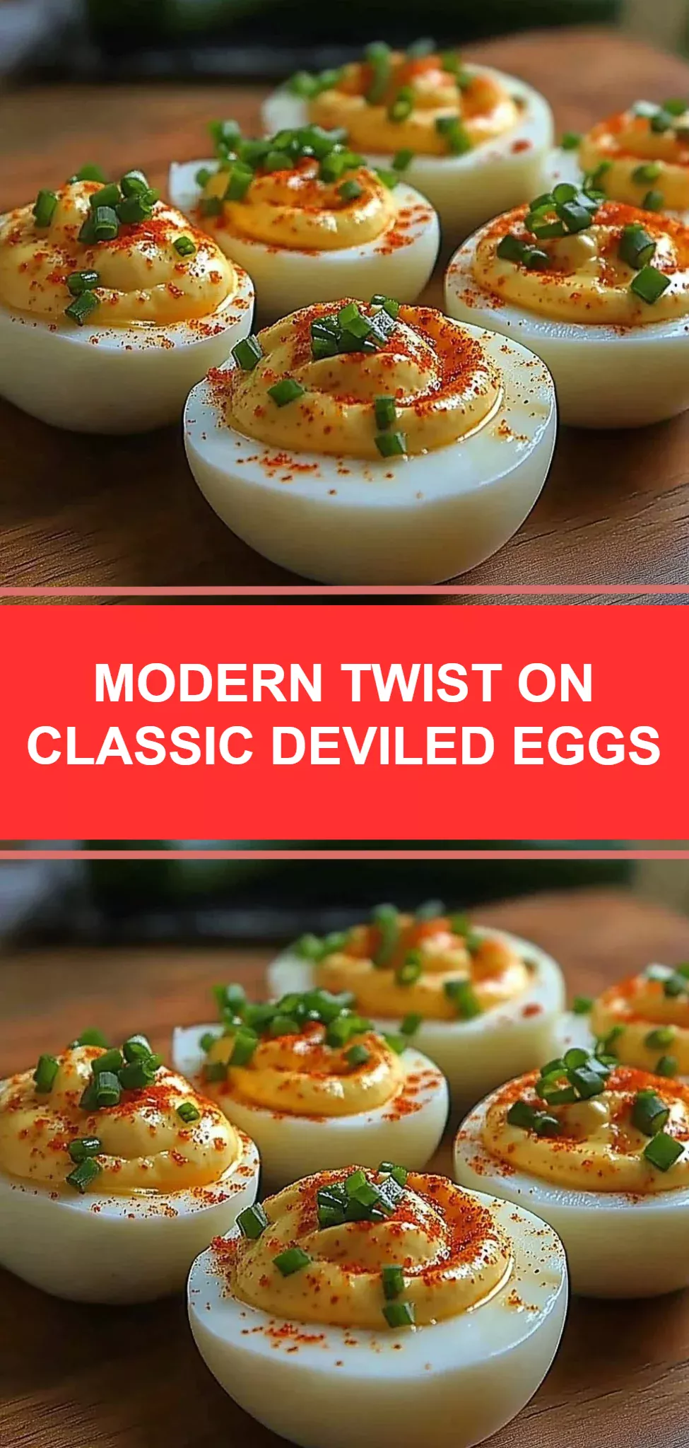 Modern Twist on Classic Deviled Eggs
