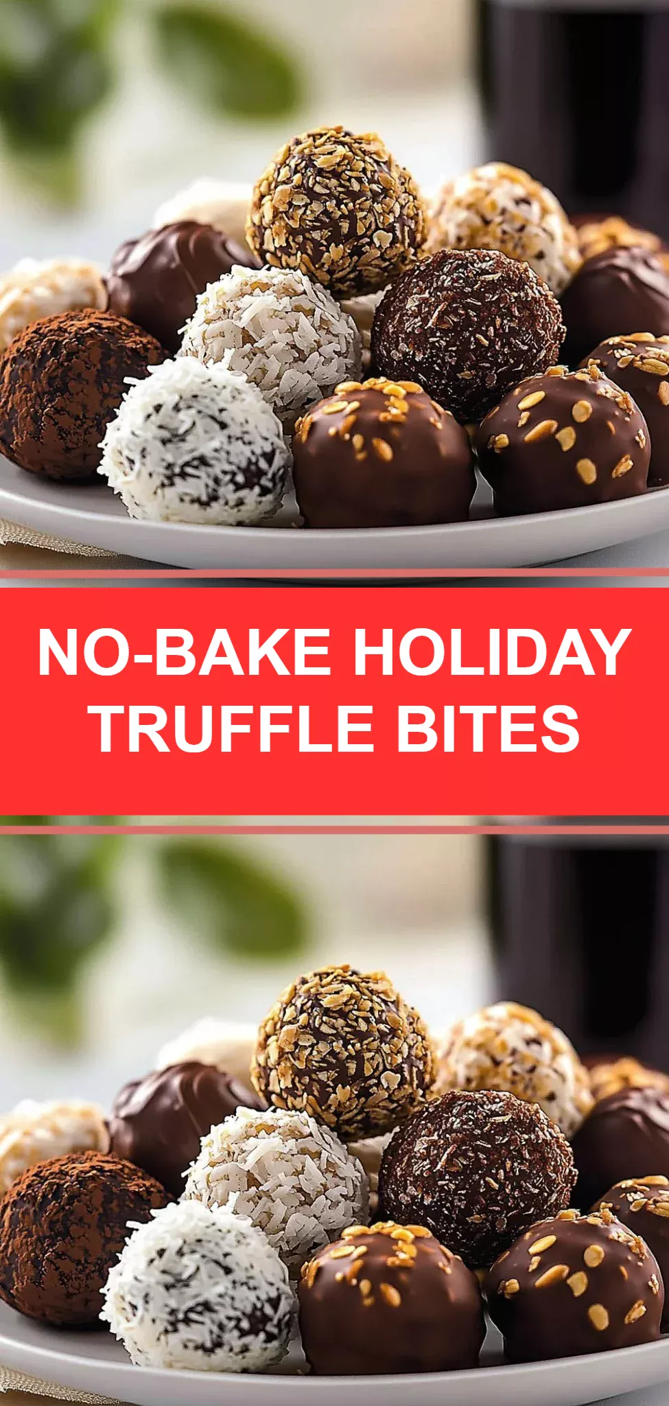 No-Bake Holiday Truffle Bites