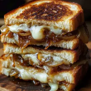 Delicious Pear and Apple Grilled Cheese sandwich on a plate.
