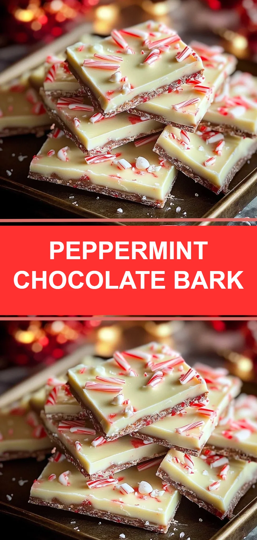 Peppermint Chocolate Bark