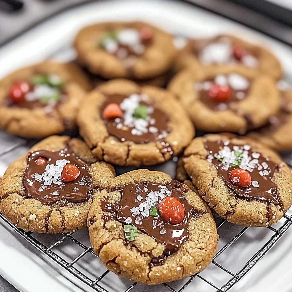 Savory Cocoa-Cherry Cookies with rich cocoa and sweet cherry flavors on a plate