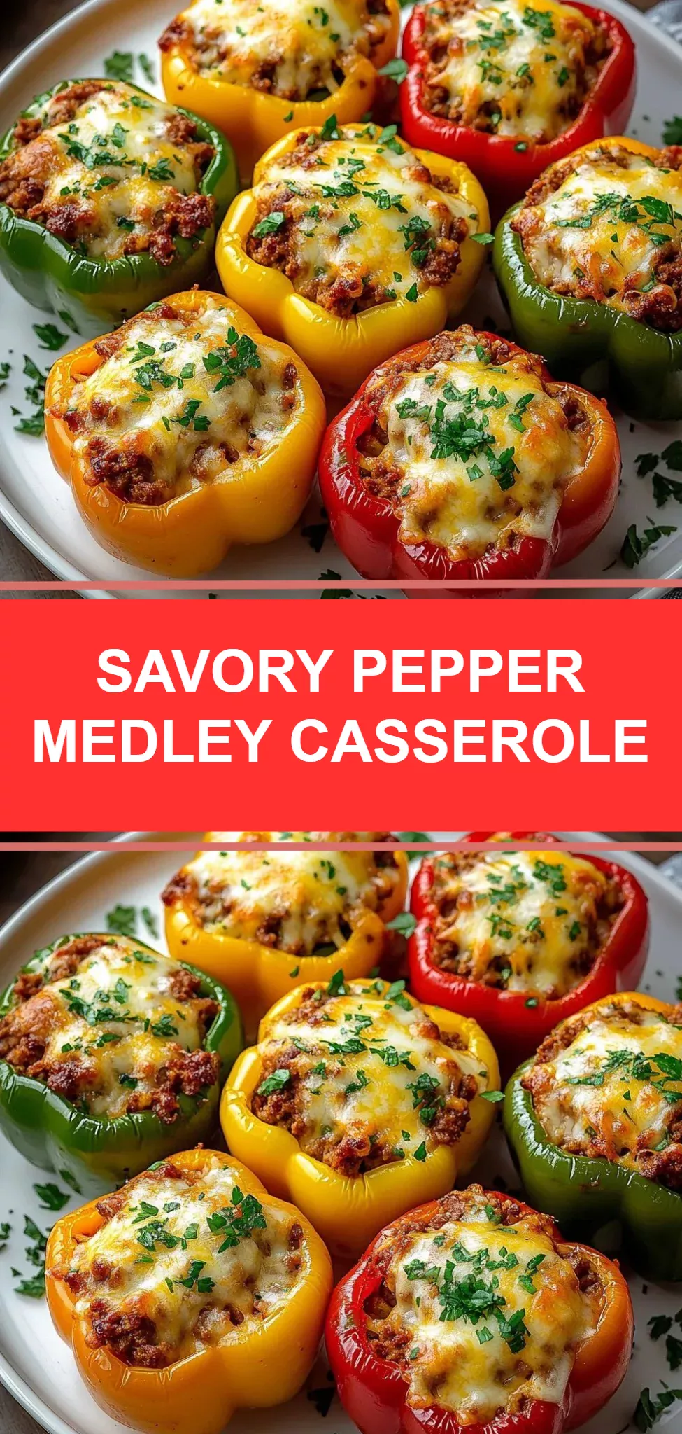 Savory Pepper Medley Casserole