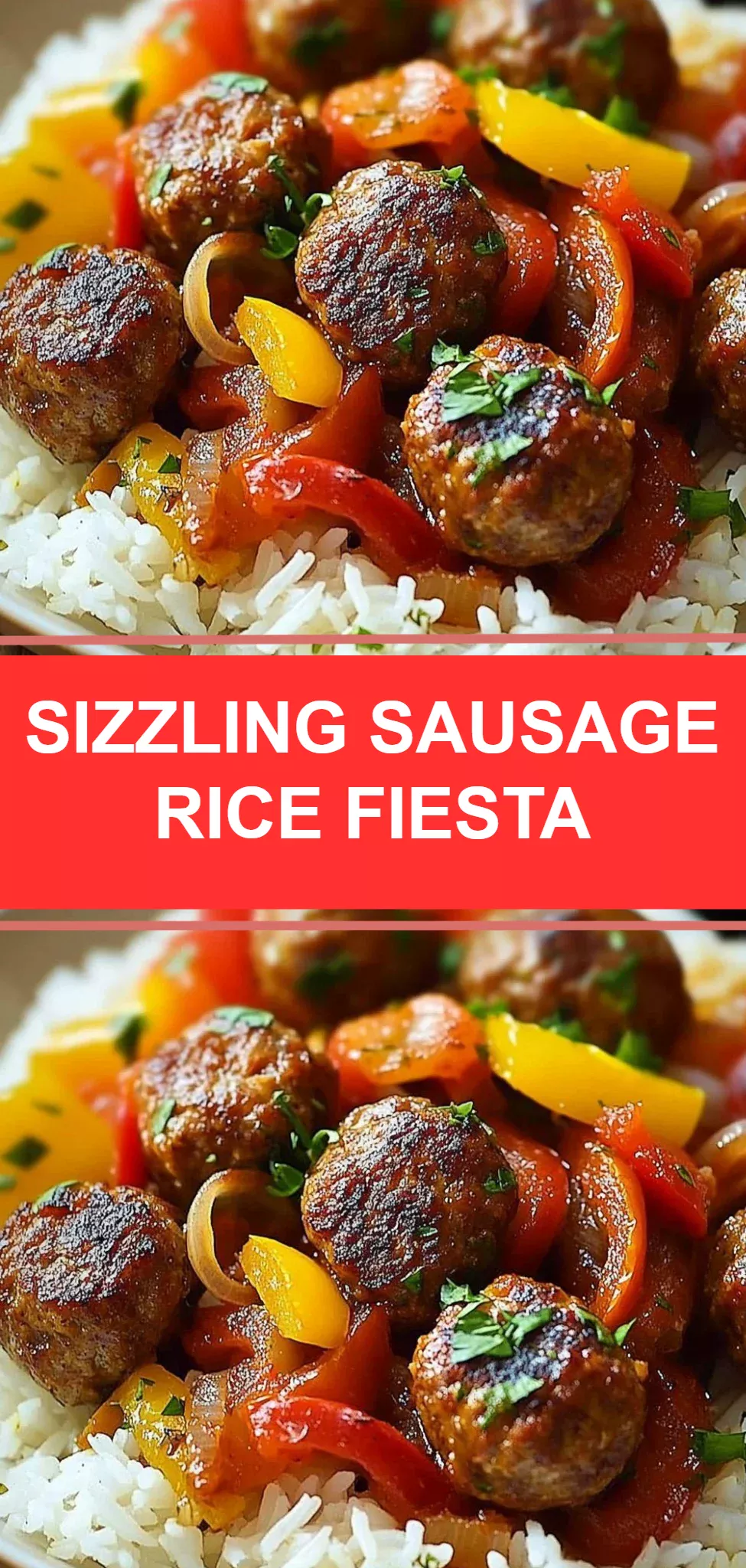 Sizzling Sausage Rice Fiesta
