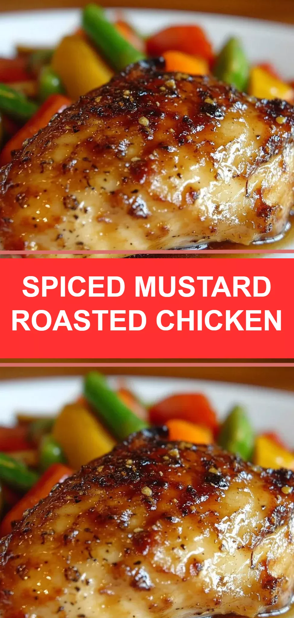 Spiced Mustard Roasted Chicken