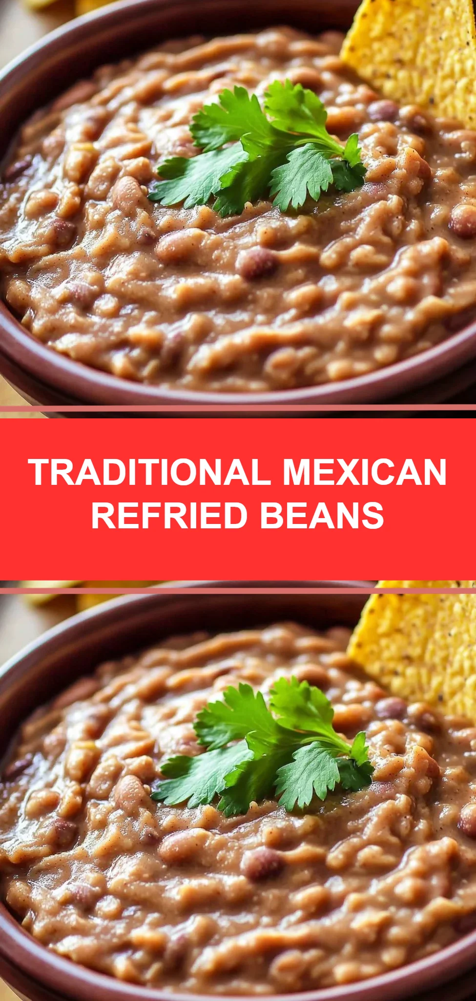 Traditional Mexican Refried Beans