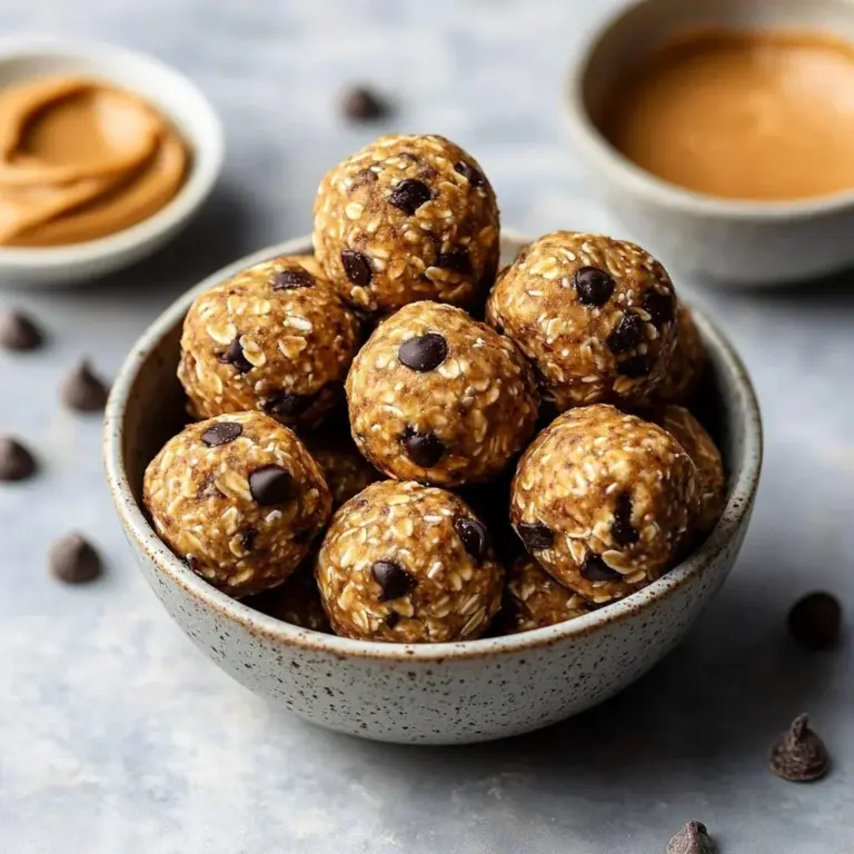 Ultimate peanut butter energy balls made with oats and honey