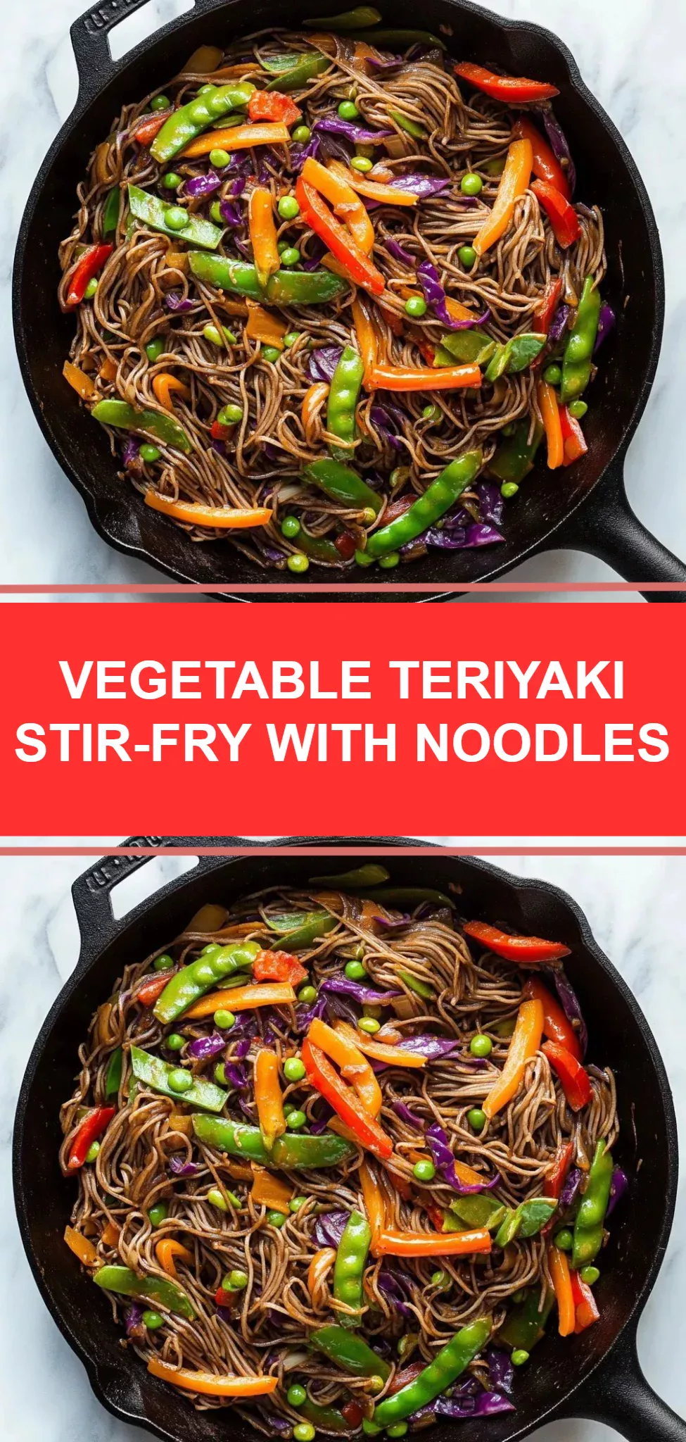 Vegetable Teriyaki Stir-Fry with Noodles