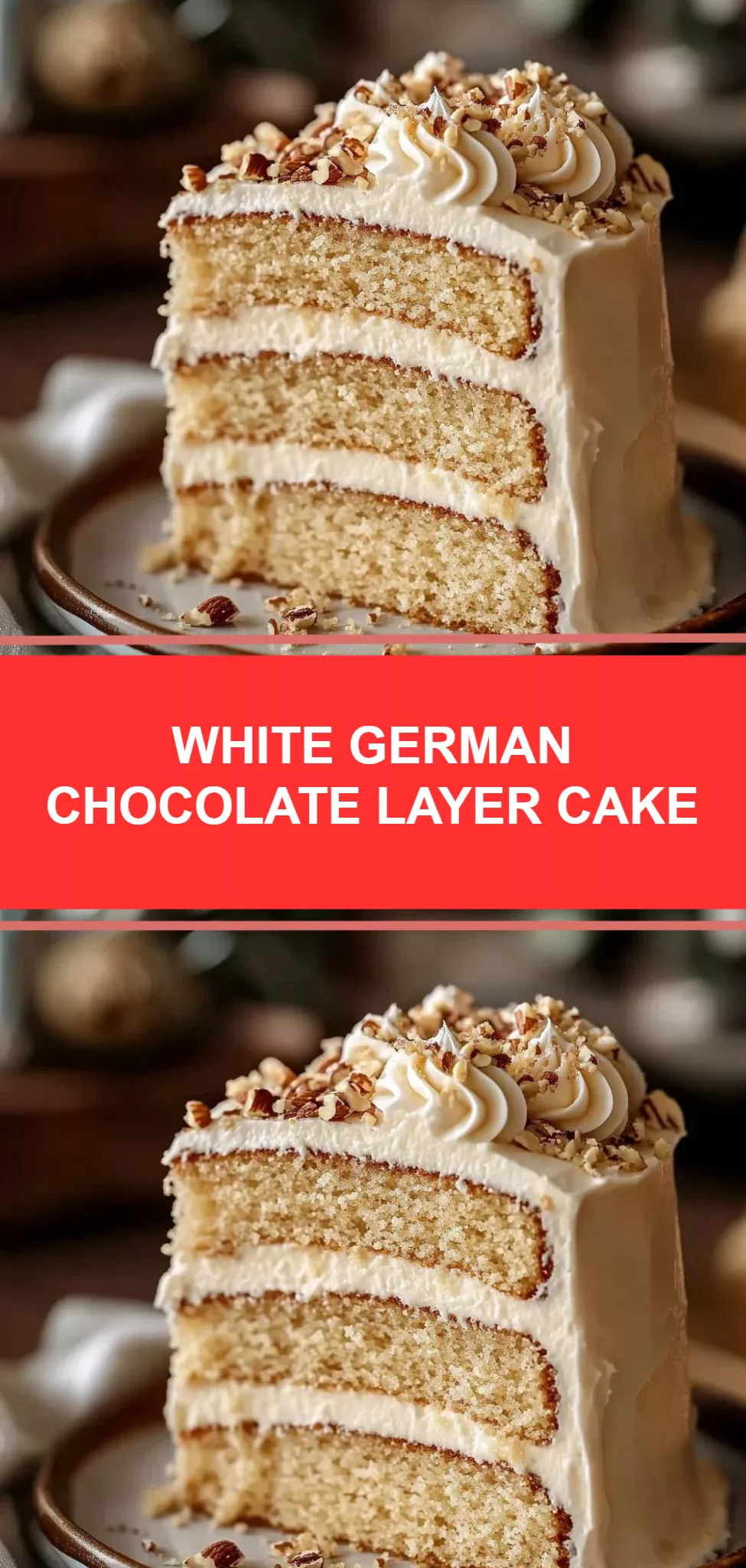 White German Chocolate Layer Cake