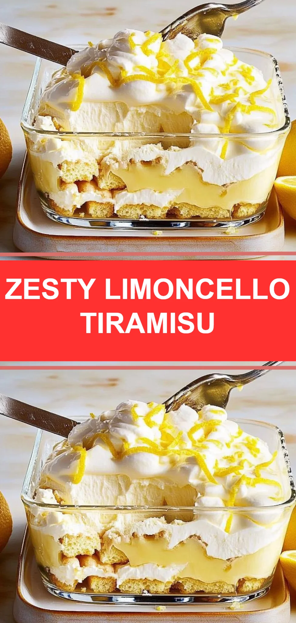 Zesty Limoncello Tiramisu